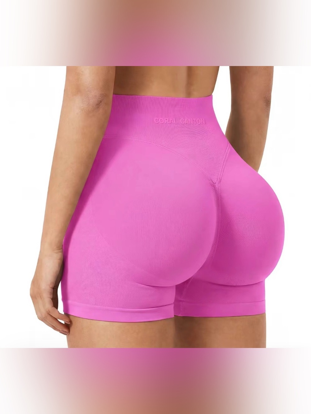 New in packaging 
High waisted butt lifting shorts L in Blossom